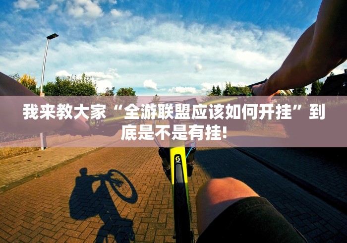 我来教大家“全游联盟应该如何开挂”到底是不是有挂! 我来教大家“全游联盟应该如何开挂”到底是不是有挂!