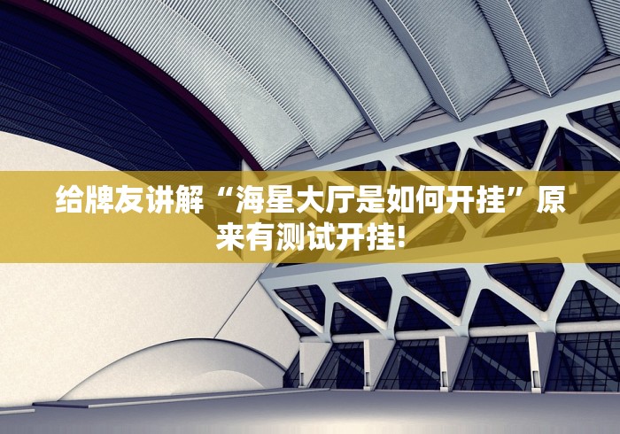 给牌友讲解“海星大厅是如何开挂”原来有测试开挂!