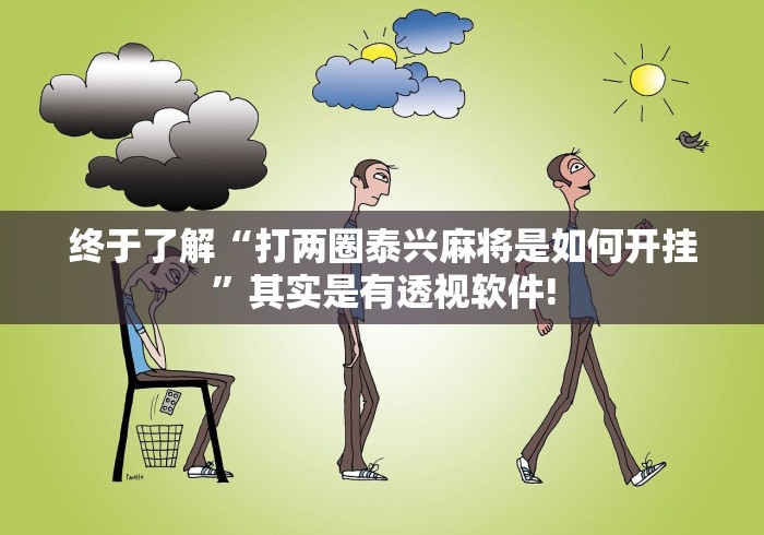 终于了解“打两圈泰兴麻将是如何开挂”其实是有透视软件!