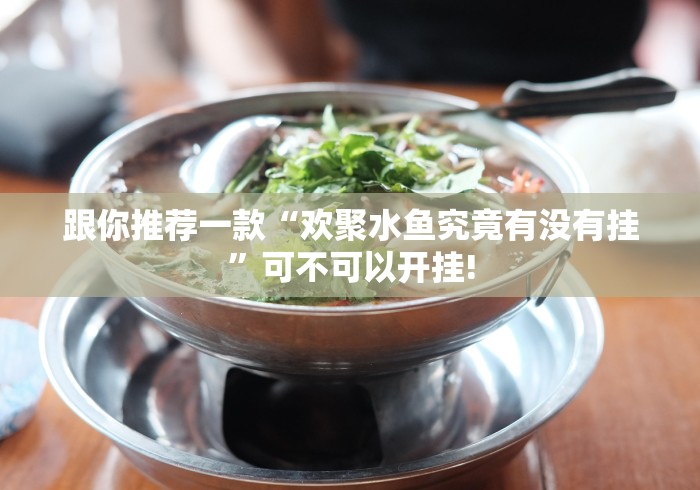 跟你推荐一款“欢聚水鱼究竟有没有挂”可不可以开挂!