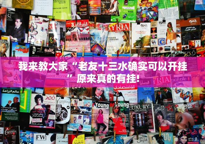 我来教大家“老友十三水确实可以开挂”原来真的有挂!