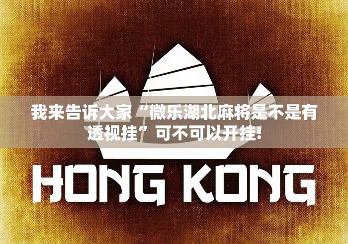 我来告诉大家“微乐湖北麻将是不是有透视挂”可不可以开挂!