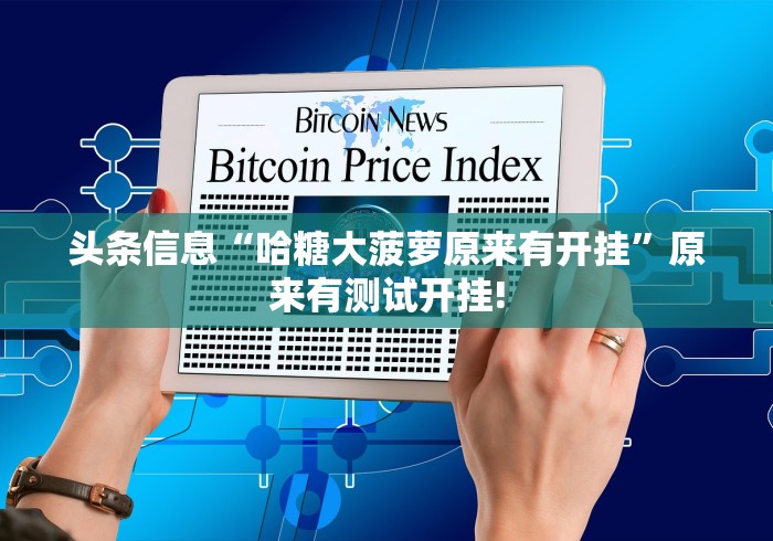 头条信息“哈糖大菠萝原来有开挂”原来有测试开挂! 头条信息“哈糖大菠萝原来有开挂”原来有测试开挂!