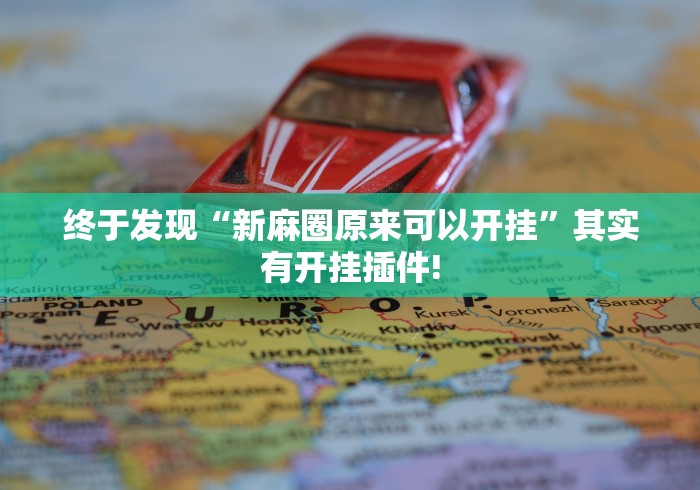 终于发现“新麻圈原来可以开挂”其实有开挂插件!