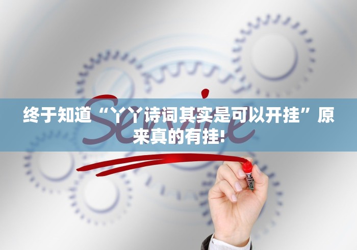 终于知道“丫丫诗词其实是可以开挂”原来真的有挂!